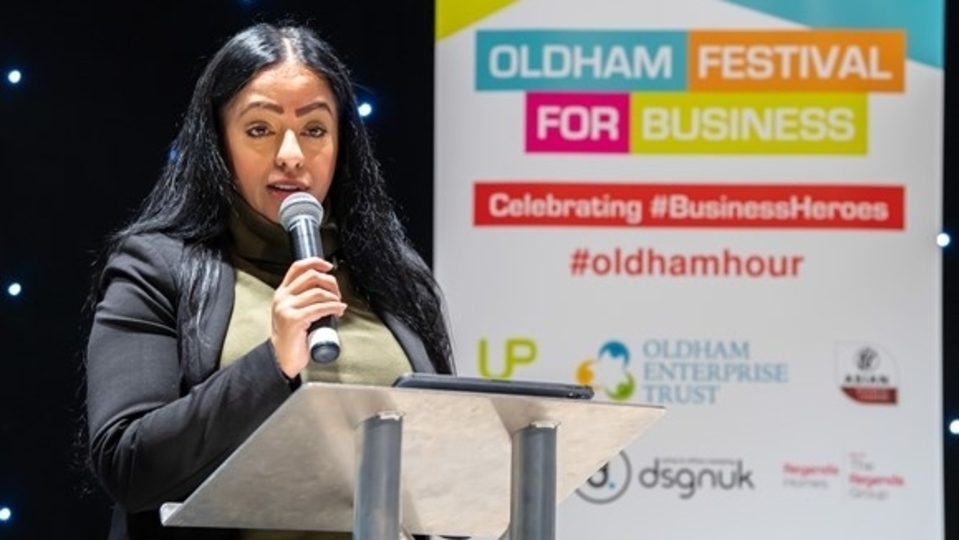 Oldham Council Leader Cllr Arooj Shah