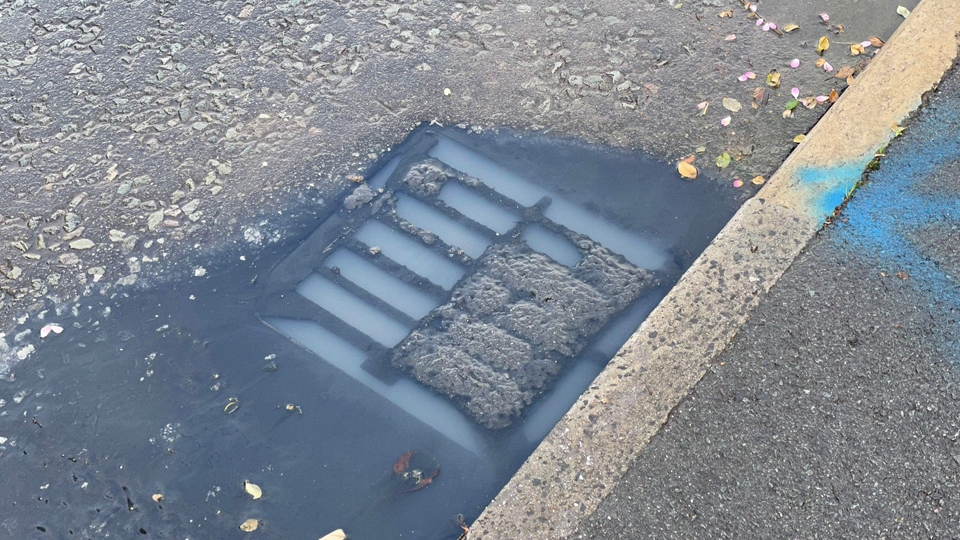 There has been a problem with who takes responsibility for the drain