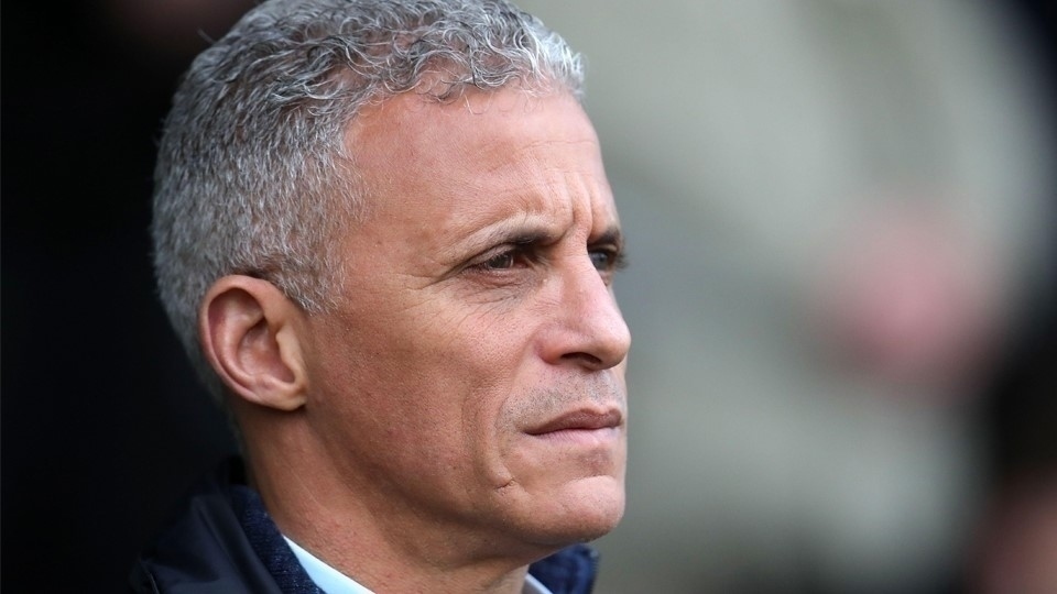 Latics' under-fire manager Keith Curle