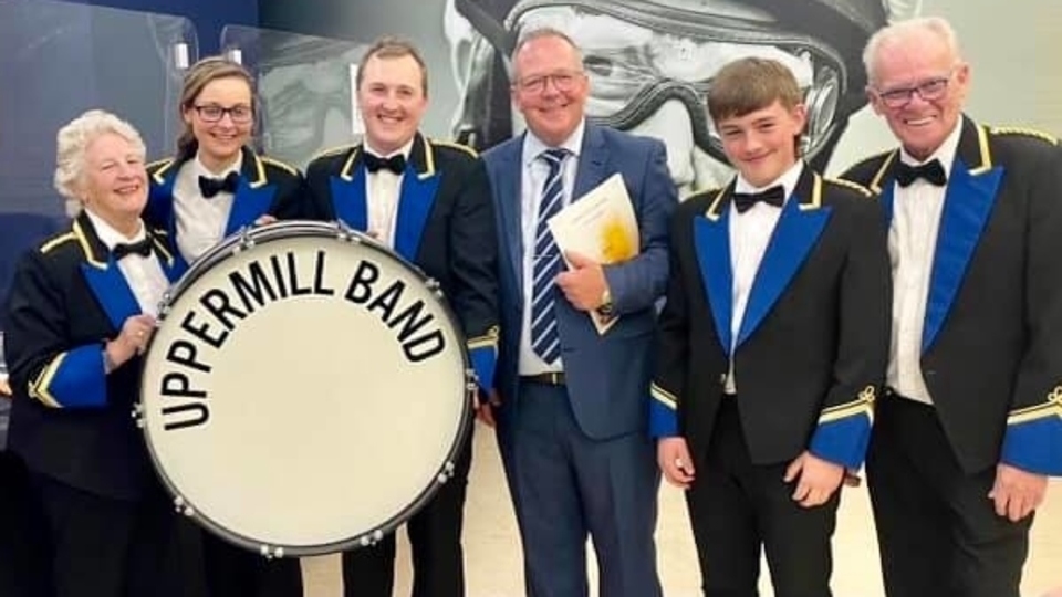 Uppermill Band competed with 17 bands from across Great Britain, and their performance of Uppermill Band competed with 17 bands from across Great Britain, and their performance of