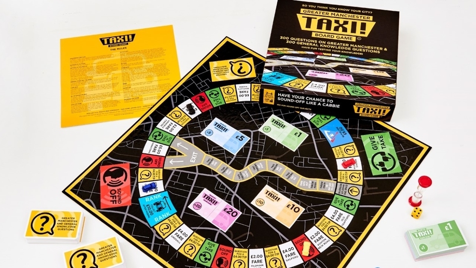 The board game is based on the working life of a Greater Manchester cabbie The board game is based on the working life of a Greater Manchester cabbie