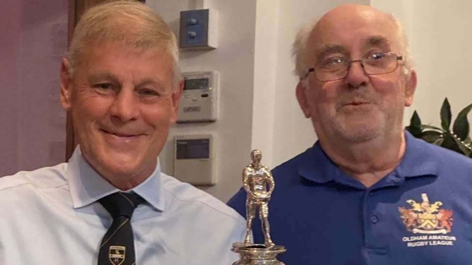 Reunion organiser Bob Norbury, a talented full-back in the 1985 Cup-winning side (left), is pictured with Phil Bradbury