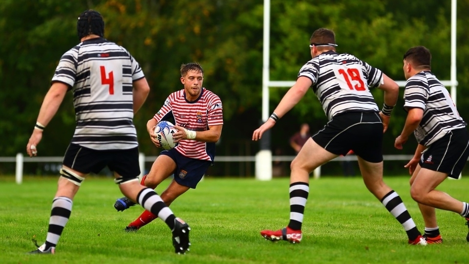 Jack Taylor tries to find a gap Jack Taylor tries to find a gap