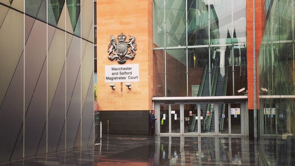 The man will at Manchester and Salford Magistrates' Court. The man will at Manchester and Salford Magistrates' Court.