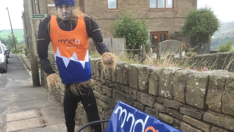The new Kevin Sinfield effigy is back in readiness to be judged alongside other creative and innovative scarecrows