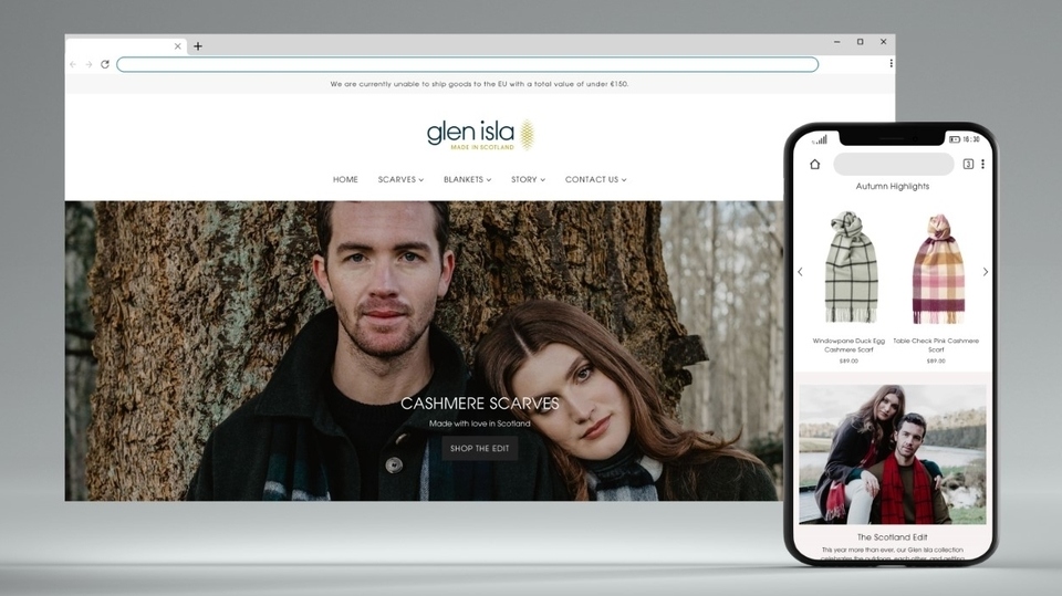 Glen Isla has textiles roots which are firmly planted in Scotland Glen Isla has textiles roots which are firmly planted in Scotland