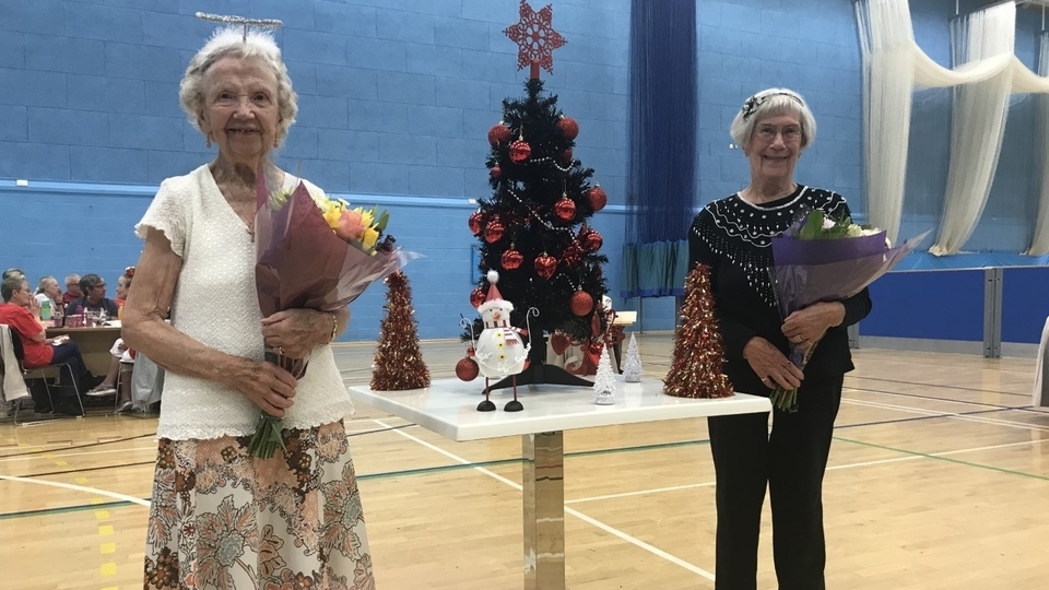Violet and Anne are pictured celebrating their special days Violet and Anne are pictured celebrating their special days