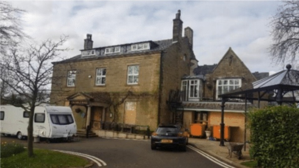 The Crimble Hall building, between Rochdale and Heywood