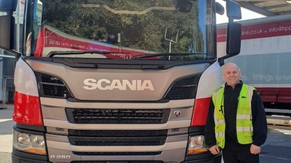 HPP driver Ian Roberts with one of new vehicles