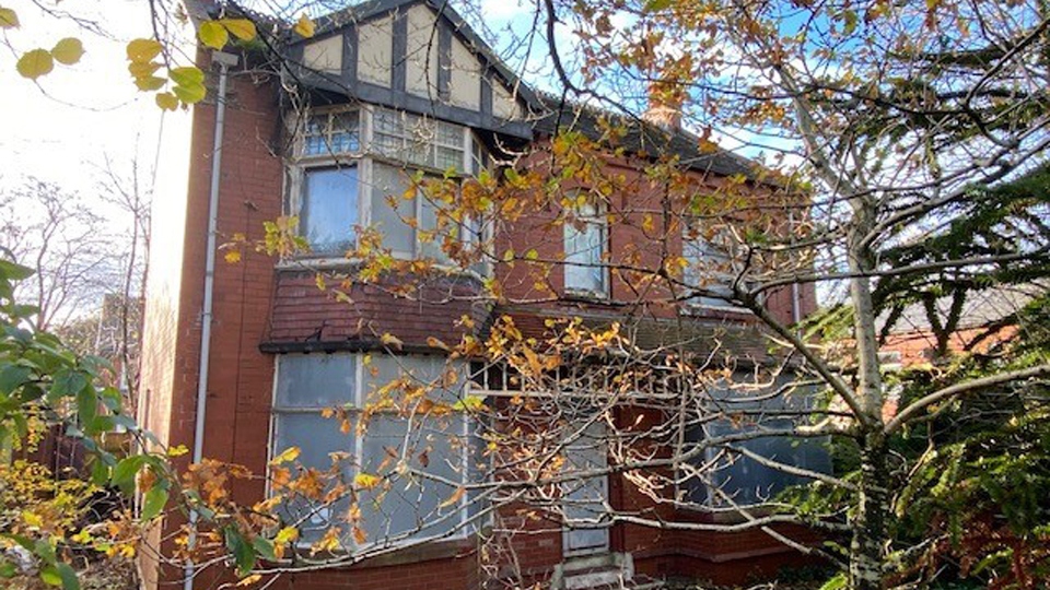 The flats will replace a single detached house which has stood derelict for a number of years The flats will replace a single detached house which has stood derelict for a number of years