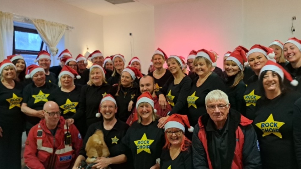 Oldham Mountain Rescue Team members attended the Bolton, Middleton, Saddleworth and Stockport Rock Choir concert Oldham Mountain Rescue Team members attended the Bolton, Middleton, Saddleworth and Stockport Rock Choir concert