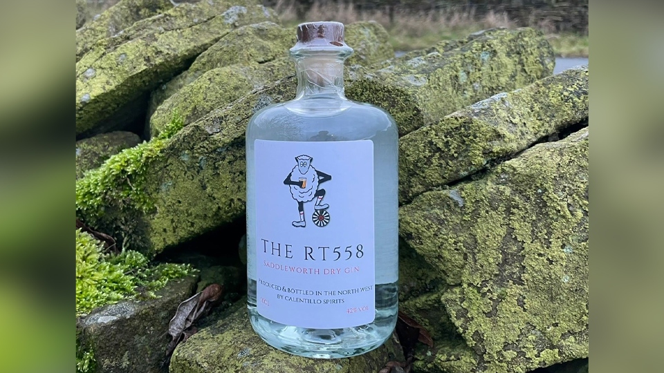 Saddleworth Round Table's new gin, which they hope will raise money for good causes. 