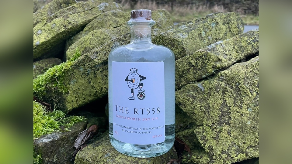 Saddleworth Round Table's new gin, which they hope will raise money for good causes. 