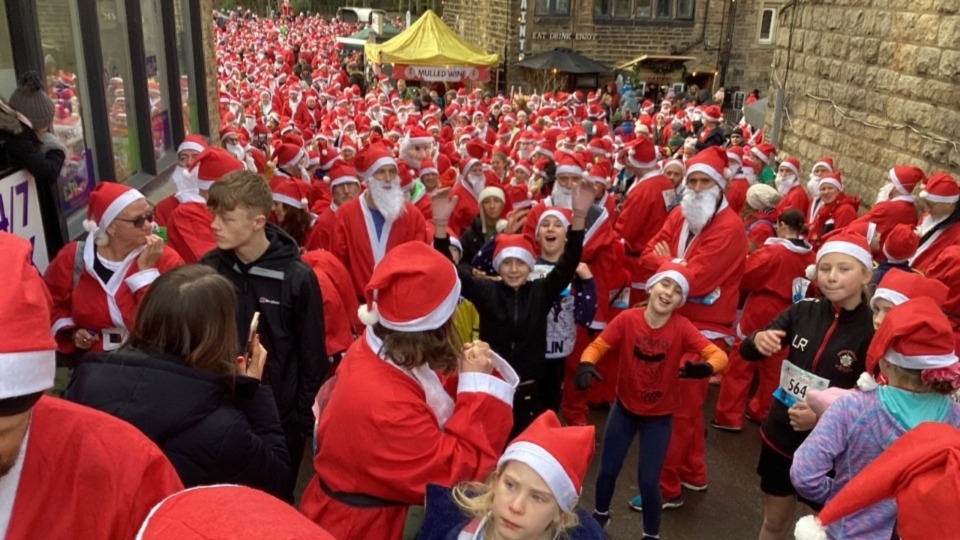 The Santa Dash spectacle is now in its eighth year The Santa Dash spectacle is now in its eighth year