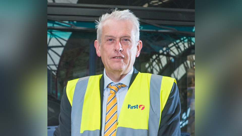 Ian Humphreys, Managing Director of First Manchester. Ian Humphreys, Managing Director of First Manchester.