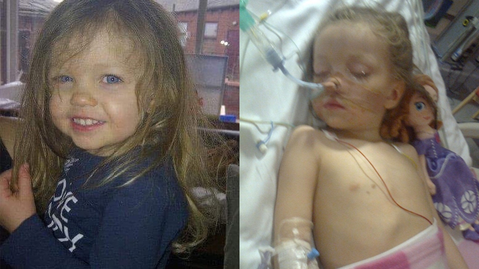 Tehyah Solan-Clarke was in the Royal Oldham following her diagnosis Tehyah Solan-Clarke was in the Royal Oldham following her diagnosis