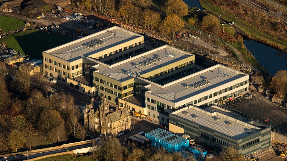 The new Saddleworth School site The new Saddleworth School site