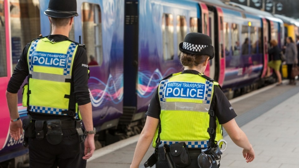 British Transport Police officers will be working across the network with increased visibility patrols