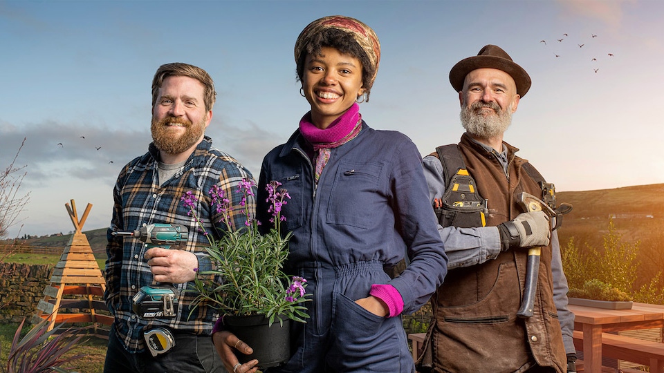 Designer Joel Bird, ecological gardener Poppy Okotcha and craftsman Bruce Kenneth feature on the show Designer Joel Bird, ecological gardener Poppy Okotcha and craftsman Bruce Kenneth feature on the show