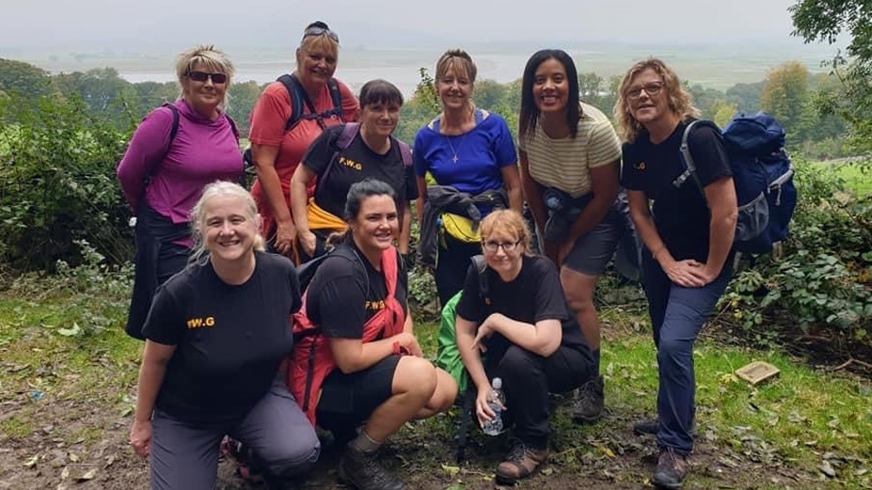 Members of the Failsworth Walking Group