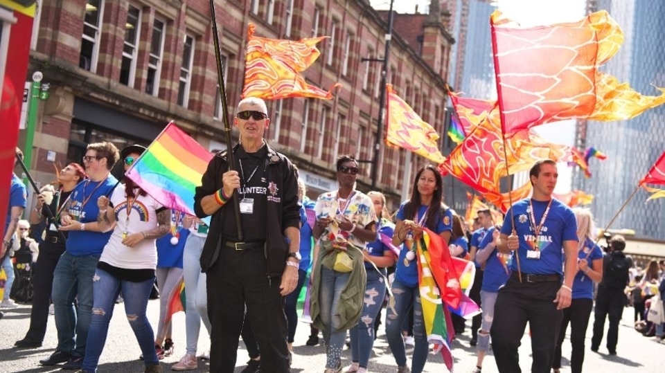 Greater Manchester Fire and Rescue Service at Pride in Manchester Greater Manchester Fire and Rescue Service at Pride in Manchester