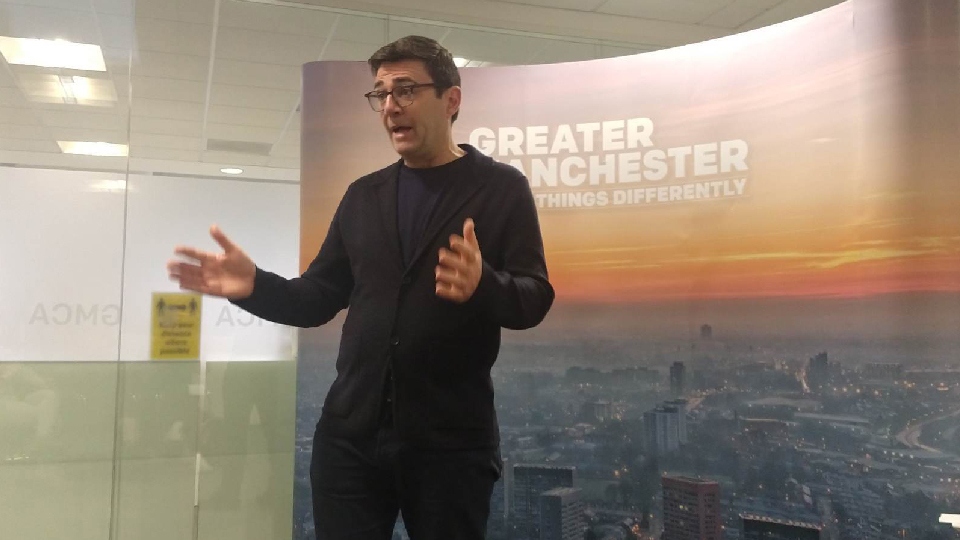 GM Mayor Andy Burnham GM Mayor Andy Burnham