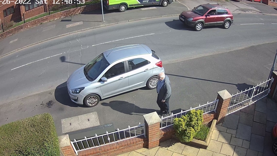 CCTV of missing Michael Holland, in Chadderton CCTV of missing Michael Holland, in Chadderton