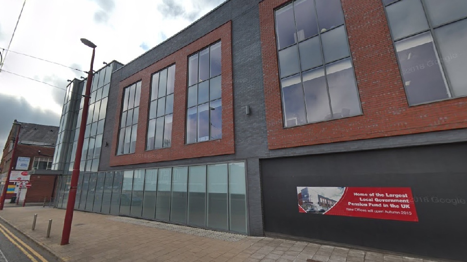 The Greater Manchester Pension Fund building in Droylsden The Greater Manchester Pension Fund building in Droylsden