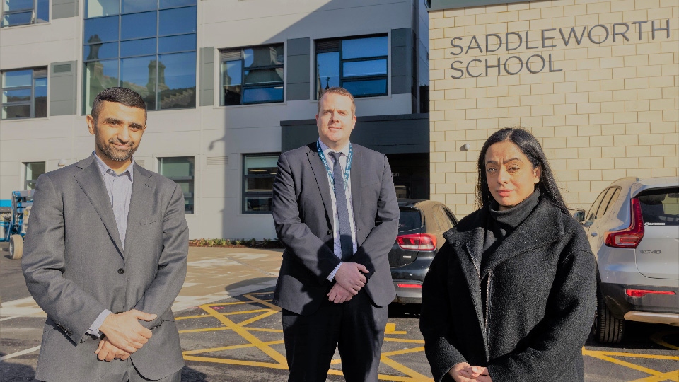 L-R: Cllr Shaid Mushtaq, Mike Anderson, Cllr Arooj Shah L-R: Cllr Shaid Mushtaq, Mike Anderson, Cllr Arooj Shah