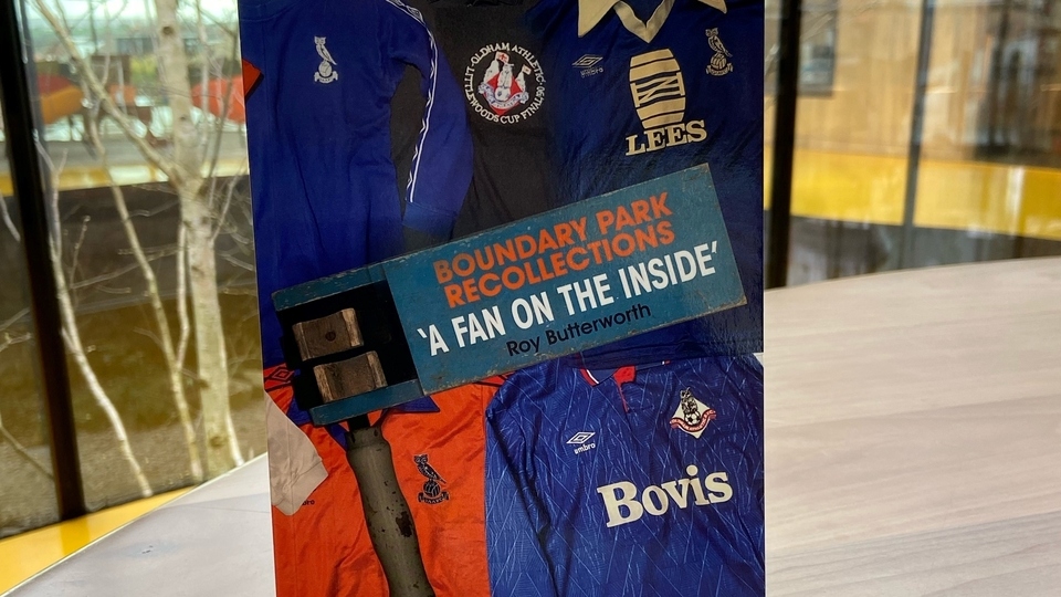 Roy Butterworth's book 'A fan on the inside'. Roy Butterworth's book 'A fan on the inside'.