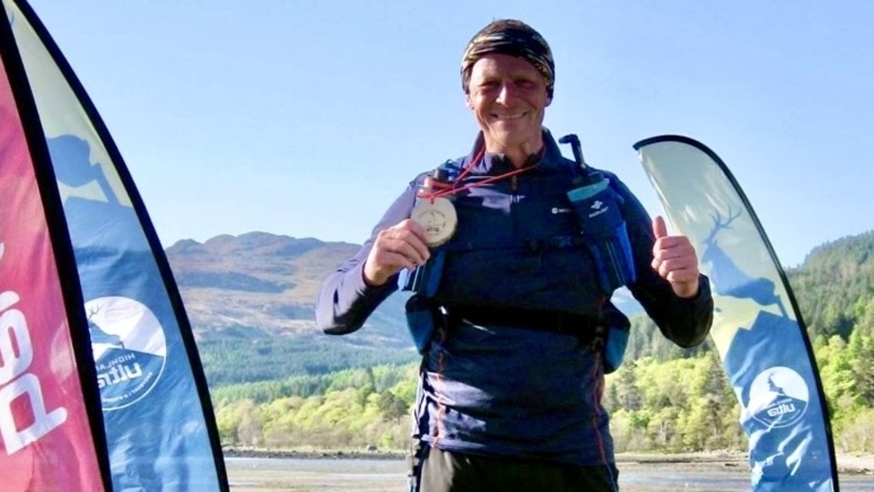 Steve Hill, MBE, completed the 125 KM Scottish Ultra Marathon on Sunday Steve Hill, MBE, completed the 125 KM Scottish Ultra Marathon on Sunday