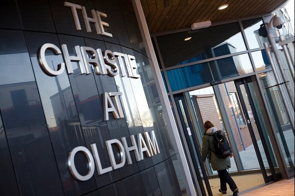 The Christie’s radiotherapy centre in Oldham The Christie’s radiotherapy centre in Oldham