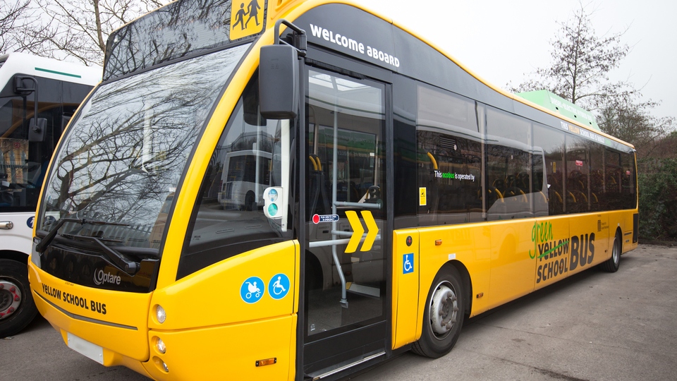 Chance to win a free decommissioned yellow school bus this summer.