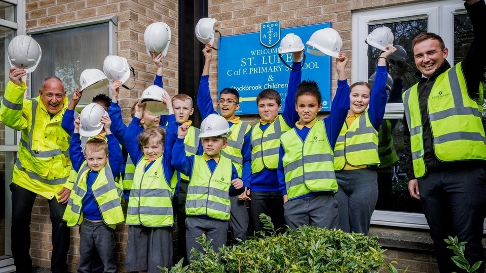 Children from St Luke’s CE Primary School.