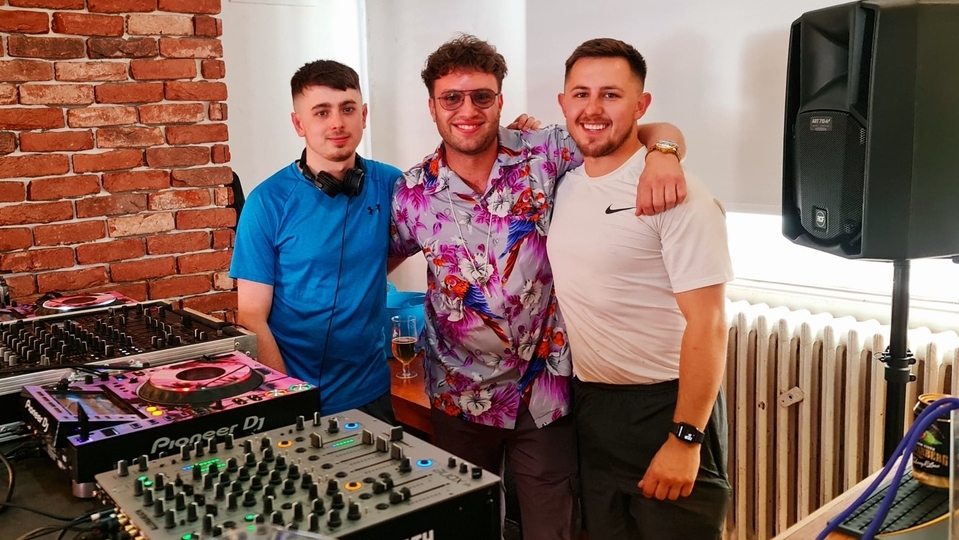 Jamie Nokes was joined by fellow DJs Rennie and Luke Dixon Jamie Nokes was joined by fellow DJs Rennie and Luke Dixon