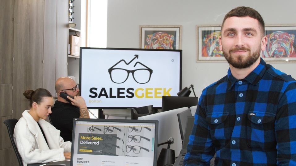 Aaron White of Sales Geek, hopes to help Oldham businesses
