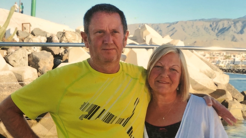 Kevin Wood pictured with his wife, Debbie