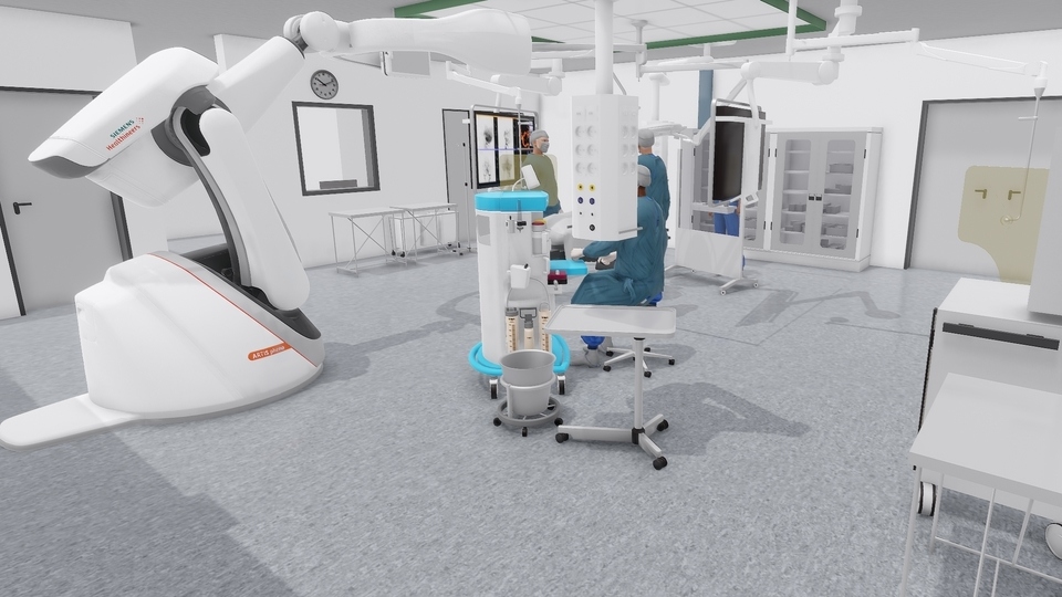 An artist's impression of the state-of-the-art RAPTOR operating theatre An artist's impression of the state-of-the-art RAPTOR operating theatre