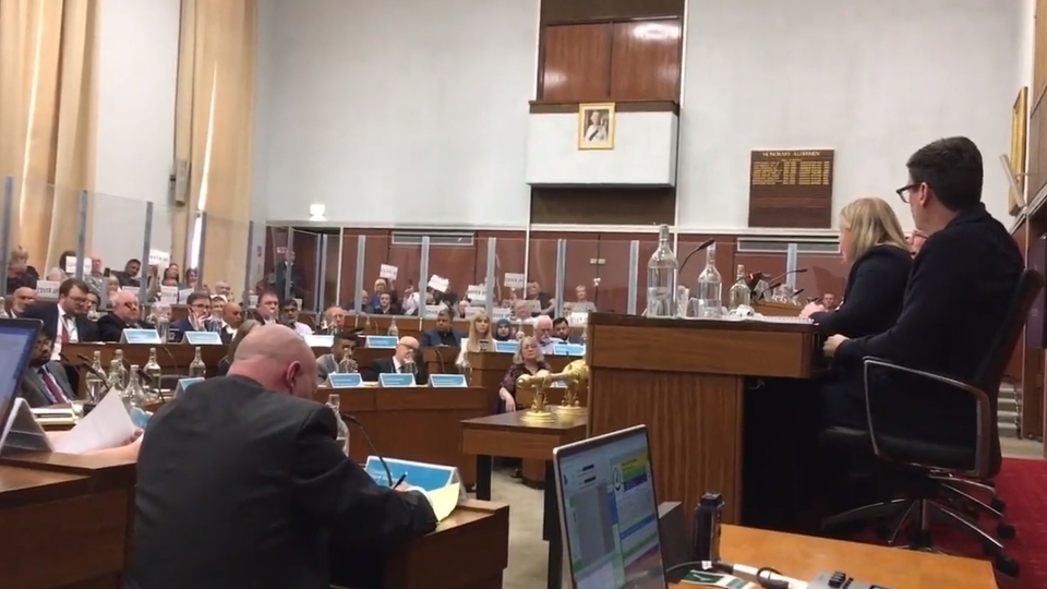 It proved to be a fiery debate in the council chamber on Monday night
