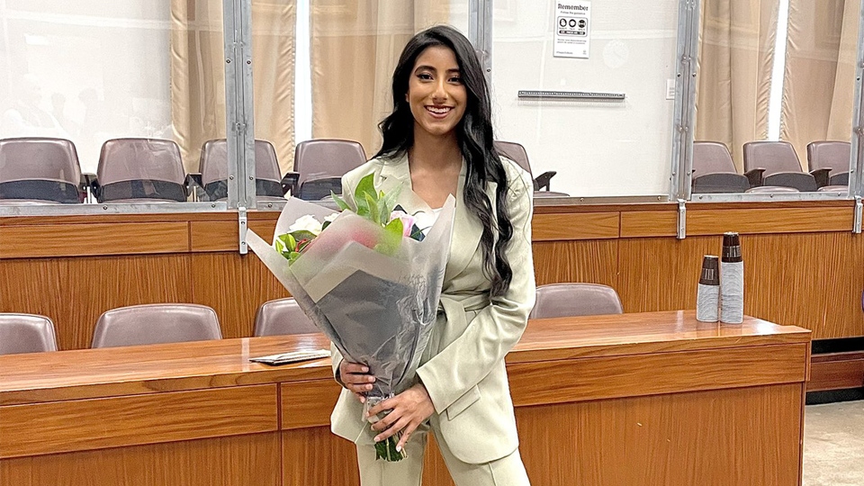 Oldham’s Youth Mayor, Hamra Hanif-Ali