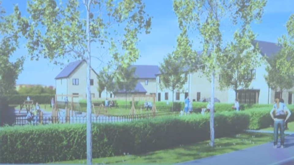 An indicative image of the Knowls Lane development and play area An indicative image of the Knowls Lane development and play area