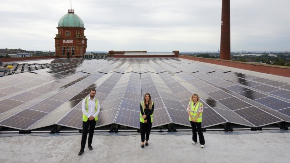 Pictured (left to right) are: Michael Gizauskas, UP's Operations Coordinator, Rachel Harrison, Buyer and Sophie Longmire, Marketing Assistant