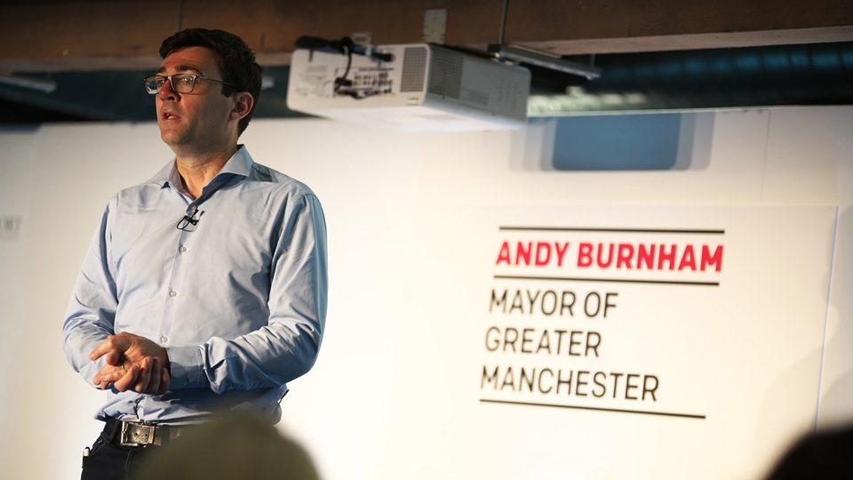 Greater Manchester Mayor Andy Burnham