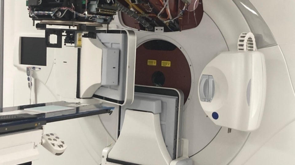 A new life-saving linear accelerator has arrived at The Christie’s radiotherapy centre in Oldham