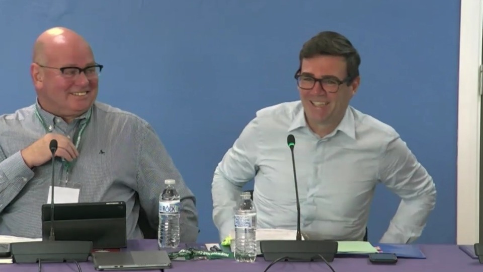 Greater Manchester mayor Andy Burnham (right) and GMCA chief executive Eamonn Boylan Greater Manchester mayor Andy Burnham (right) and GMCA chief executive Eamonn Boylan