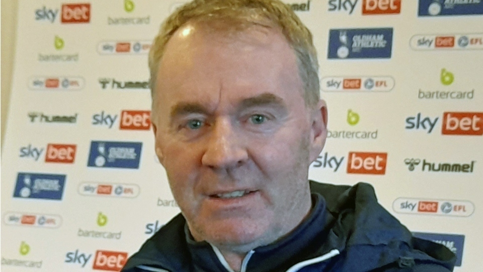 Under pressure: Latics manager John Sheridan