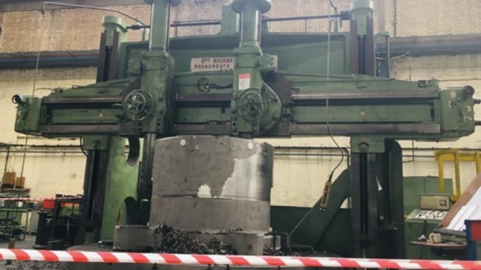 An employee of ADA Machining Services Ltd was operating a Richards 16ft vertical boring machine when he stepped on to the rotating table to check the internal boring cut, but slipped and fell on the table An employee of ADA Machining Services Ltd was operating a Richards 16ft vertical boring machine when he stepped on to the rotating table to check the internal boring cut, but slipped and fell on the table