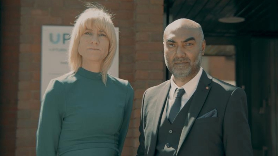 Upturn co-founders Anwar Ali OBE and Maria Williams