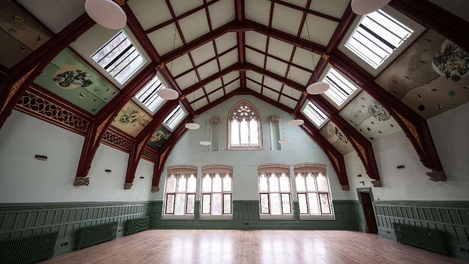 The Bright Hall in Rochdale Town Hall was hidden from public view for decades, but has been reopened as part of a restoration project. Image courtesy of Manchester Evening News The Bright Hall in Rochdale Town Hall was hidden from public view for decades, but has been reopened as part of a restoration project. Image courtesy of Manchester Evening News