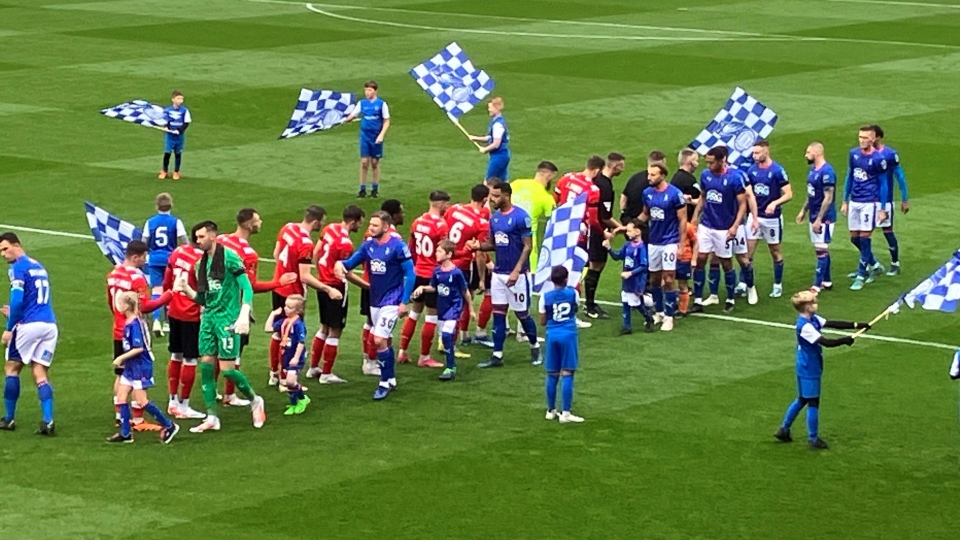 Latics drew 2-2 against Altrincham at Boundary Park